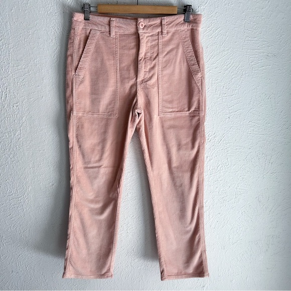 AMO Easy Army Trouser Corduroy Pink Clay Sz 29 Ankle Length - Picture 2 of 7
